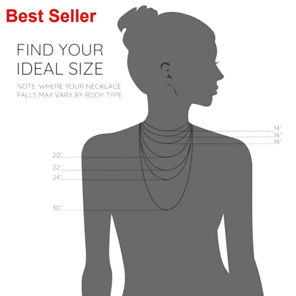 925 Sterling Silver 1mm Dainty Thin Box Chain Necklace